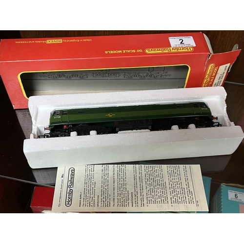 2 - HORNBY RAILWAY OO GAUGE R863 BRUSH TYPE 4 CLASS 47-48 DIESEL ELECTRIC LOCO SILVER SEAL