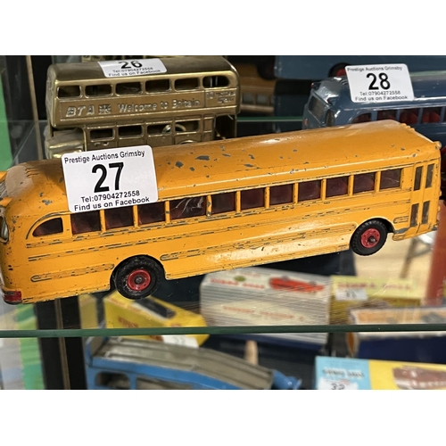 27 - DINKY SUPER TOYS WAYNE SCHOOL BUS