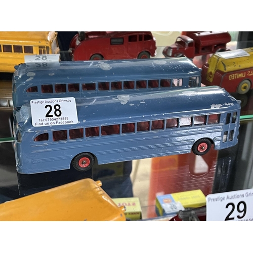 28 - DINKY SUPER TOYS BLUE BUS