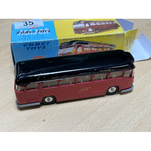 35 - CORGI TOYS SCHOOL BUS BOXED