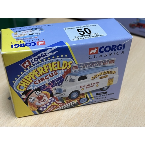 50 - CORGI CLASSICS CHIPPERFIELDS CIRCUS ADVANCED BOOKING VEHICLE BOXED