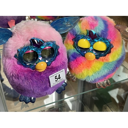 54 - 2 VINTAGE FURBY'S