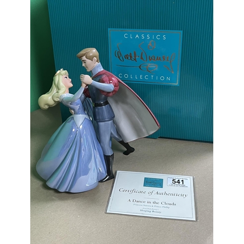 541 - DISNEY CLASSICS COLLECTION BOXED WITH COA A DANCE IN THE CLOUDS PRINCESS AURORA & PRINCE PHILLIP FRO... 