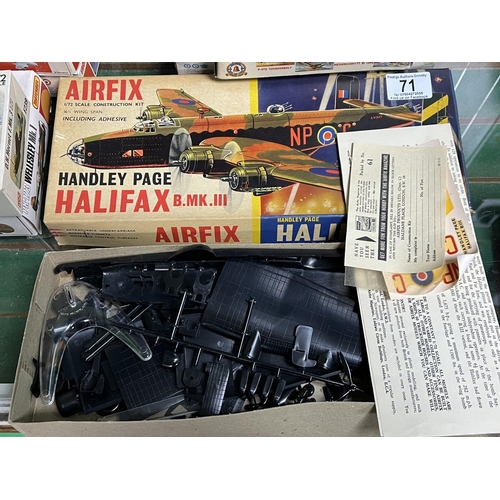 71 - AIRFIX HANDLEY PAGE HALIFAX MODEL KIT