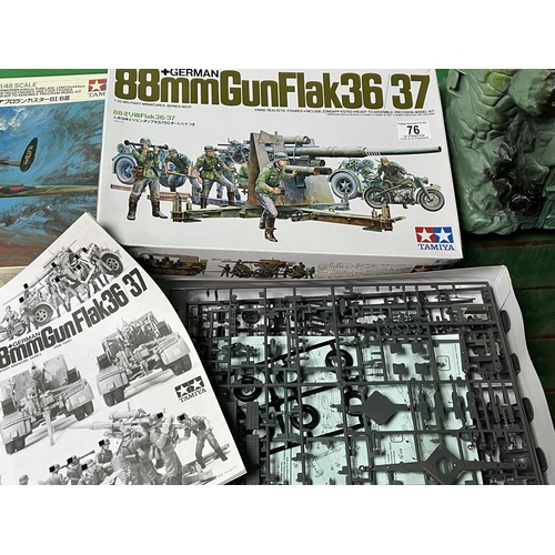 76 - TAMIYA 88MM GUN FLACK 36-37 MODEL KIT