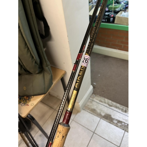 267 - AIKEN HECTOR CARBON SPECIALIST QUIVER FISHING ROD