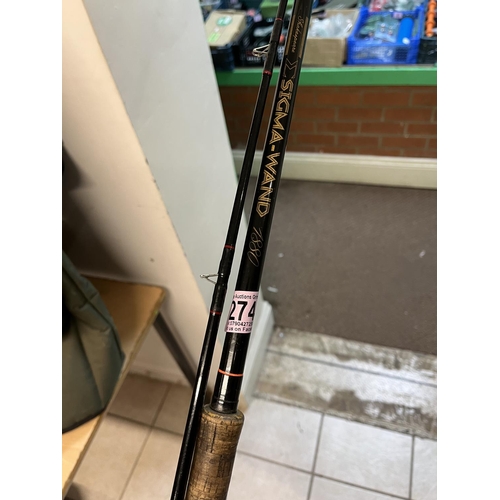 274 - SHAKESPEARE SIGMA WAND FISHING ROD