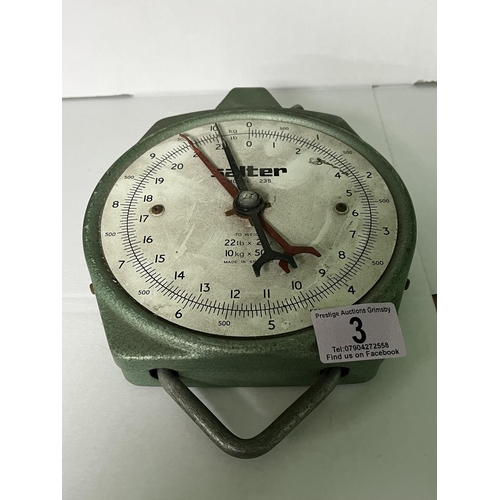 3 - SALTER WEIGHING SCALES