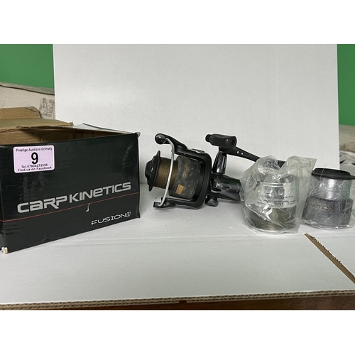 9 - CARP KINETICS FUSION 5000 FISHING REEL BOXED