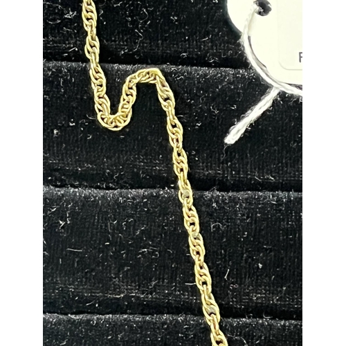 101 - 9CT GOLD CHAIN 22” 9.61GRAMS