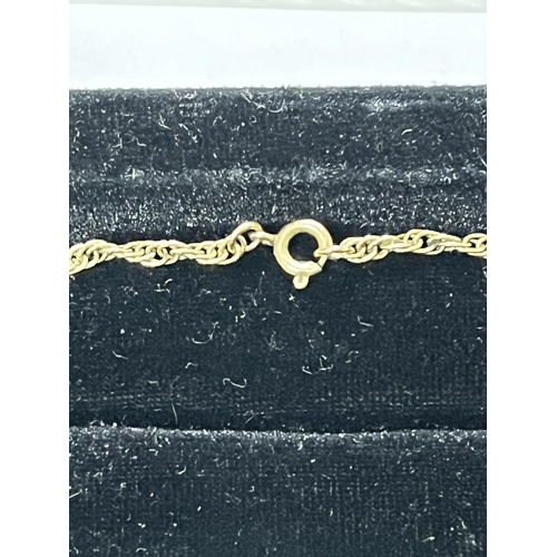 101 - 9CT GOLD CHAIN 22” 9.61GRAMS