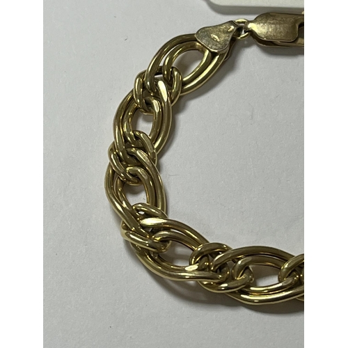 119 - STUNNING 9CT GOLD BRACELET 7” 9.05 GRAMS