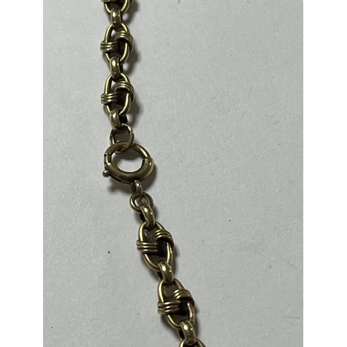 139 - 9CT GOLD NECKLACE 18”   11.94 GRAMS