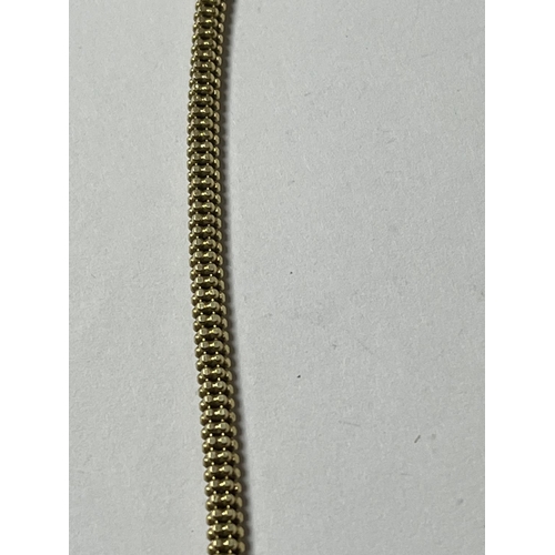 146 - 18CT GOLD NECKLACE 24”   29.55 GRAMS