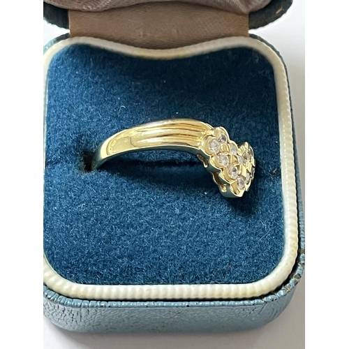 147 - 14CT GOLD RING SIZE S 4.05 GRAMS