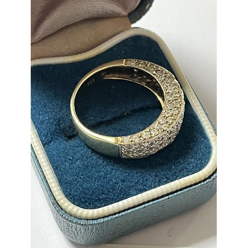 149 - 14CT GOLD RING SIZE O 5.48 GRAMS