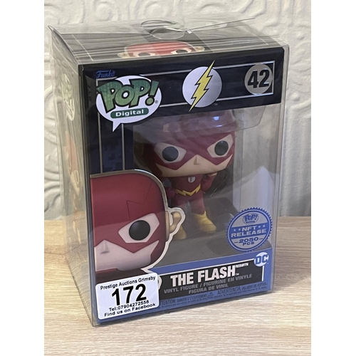 172 - FUNKO POP! DIGITAL LTD EDITION DC SERIES 2 THE FLASH REBIRTH 1 OF 2050 LEGENDARY EXTREMELY RARE ITEM... 