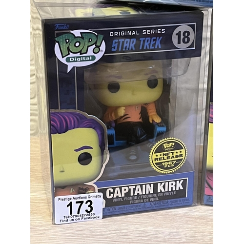 173 - FUNKO POP! DIGITAL LTD EDITION NFT RELEASE NO’S 17, 18, 19 STAR TREK: KLINGON LEGENDARY 1 OF 1967, C... 