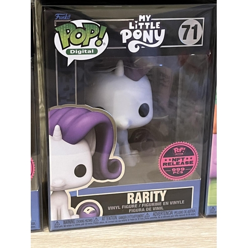 174 - FUNKO POP! DIGITAL MY LITTLE PONY NFT LTD EDITION RELEASE MINT IN BOXES NEVER OPENED NO’S 67, 68 69,... 