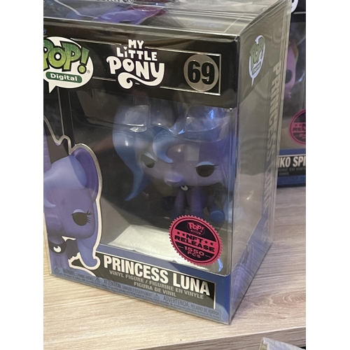 174 - FUNKO POP! DIGITAL MY LITTLE PONY NFT LTD EDITION RELEASE MINT IN BOXES NEVER OPENED NO’S 67, 68 69,... 