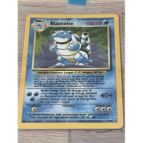 186 - POKÉMON BASE SET TOP 3 CHARIZARD, BLASTOISE & VENUSAUR UNGRADED GOOD-GREAT CONDITION (GRADING POTENT... 