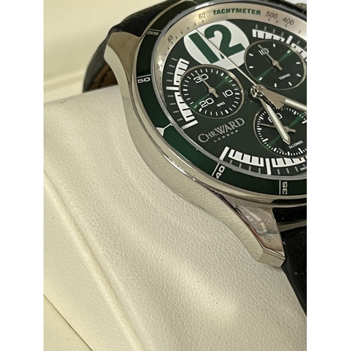 209 - CHRISTOPHER WARD C70 BRITISH RACING GREEN LTD EDITION. THE C70 HAS BEEN DESIGNED WITH ITS SIGNATURE ... 