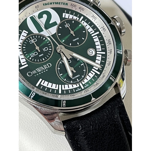 209 - CHRISTOPHER WARD C70 BRITISH RACING GREEN LTD EDITION. THE C70 HAS BEEN DESIGNED WITH ITS SIGNATURE ... 