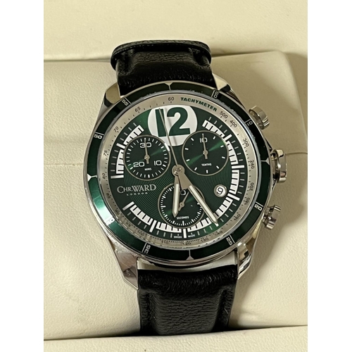 209 - CHRISTOPHER WARD C70 BRITISH RACING GREEN LTD EDITION. THE C70 HAS BEEN DESIGNED WITH ITS SIGNATURE ... 