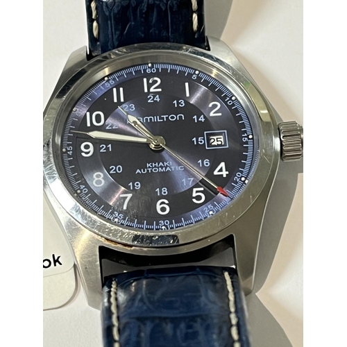 211 - GENTS ORIGINAL HAMILTON KHAKI AUTOMATIC FIELD WATCH IN EXCELLENT CONDITION PAPERS WERE SADLY LOST IN... 