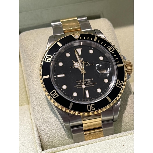 214 - ROLEX SUBMARINER 1000M/300M SUPERLATIVE CHRONOMETER ORIGINAL WRISTWATCH. IN VERY GOOD WORKING ORDER ... 