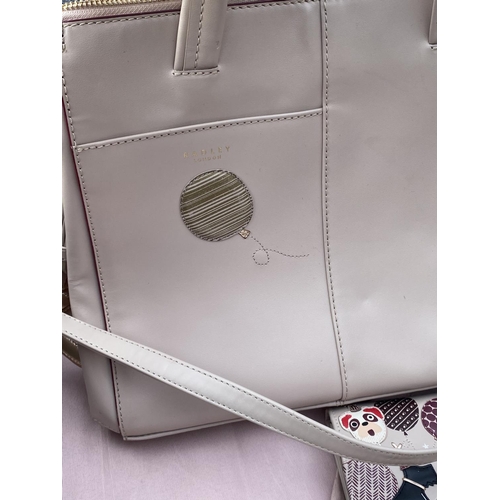 247 - GENUINE RADLEY 20TH ANNIVERSARY SIGNATURE MULTI-WAY BAG WITH DUST BAG & THE MATCHING 20TH ANNIVERSAR... 