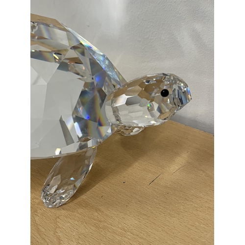 31 - EXTREMELY RARE SWAROVSKI CRYSTAL GIANT TURTLE/TORTOISE DESIGNER MAX SCHRECK THIS IS A RETIRED PIECE ... 