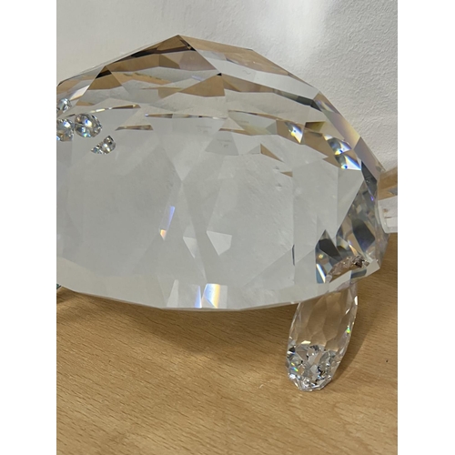 31 - EXTREMELY RARE SWAROVSKI CRYSTAL GIANT TURTLE/TORTOISE DESIGNER MAX SCHRECK THIS IS A RETIRED PIECE ... 