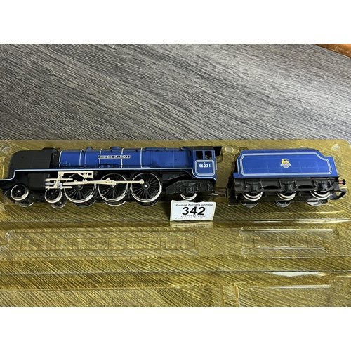 342 - HORNBY OO GAUGE LOCO & TENDER 46231 DUCHESS OF ATHOLL