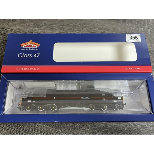 356 - BACHMANN OO GAUGE 32-8152 CLASS 47 PRINCE WILLIAM DCC