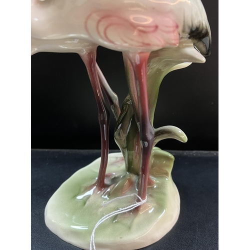 47 - PORCELAIN FLAMINGOS MADE BY THE AUSTRIAN FIRM KERAMOS CIRCA 1920’S/30’S POSSIBLY DESIGNED BY JOSEF L... 