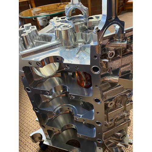 250 - ENGINE BLOCK WINE RACK TABLE MADE FROM A JAGUAR ENGINE BLOCK 31