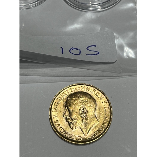 105 - 1924 FULL GOLD SOVEREIGN IN VERY GOOD CONDITION