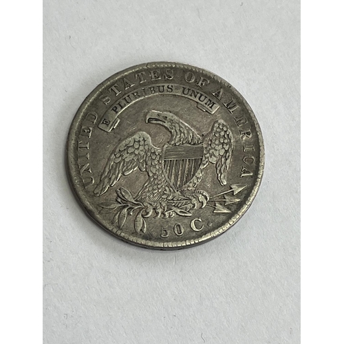 12 - 1836 SILVER HALF DOLLAR USA BUST