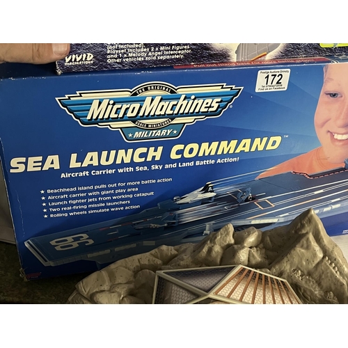 172 - THE ORIGINAL MICRO MACHINES MILITARY SEA LAUNCH COMMAND