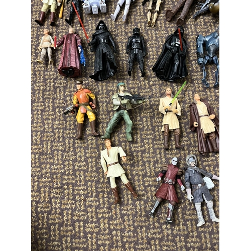 181 - 28 STAR WARS FIGURES & ACCESSORIES