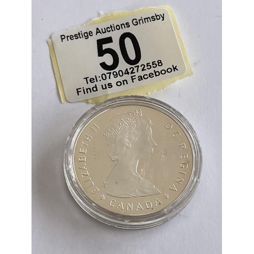 50 - SILVER CANADA DOLLAR NATIONAL PARKS 1985