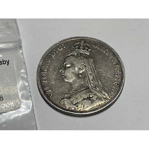 79 - 1889 QUEEN VICTORIA SILVER CROWN