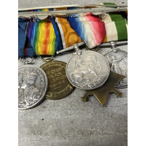 128 - GROUP OF LINCOLNSHIRE REGIMENT MEDALS NAMED TO H.P SALMON BAR INCLUDES MEDALS THROUGH VICTORIAN CAMP... 