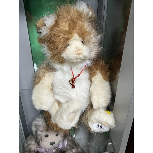 14 - CHARLIE BEAR CAT CODE CB141471 NO TAGS