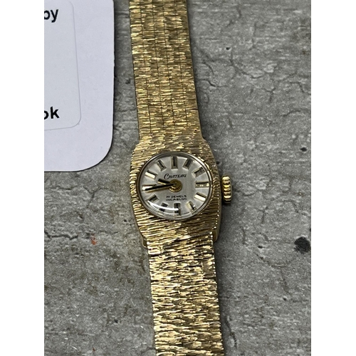 176 - 9CT GOLD CHATEAU WATCH 25.81G TOTAL WEIGHT