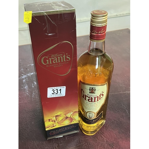 331 - 70CL BOTTLE OF GRANTS SCOTCH WHISKEY