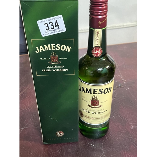 334 - 70CL BOTTLE OF JAMESON IRISH WHISKEY