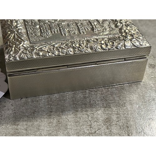 233 - RICHARD LAWTON HEAVY SILVER BOX 244.93G