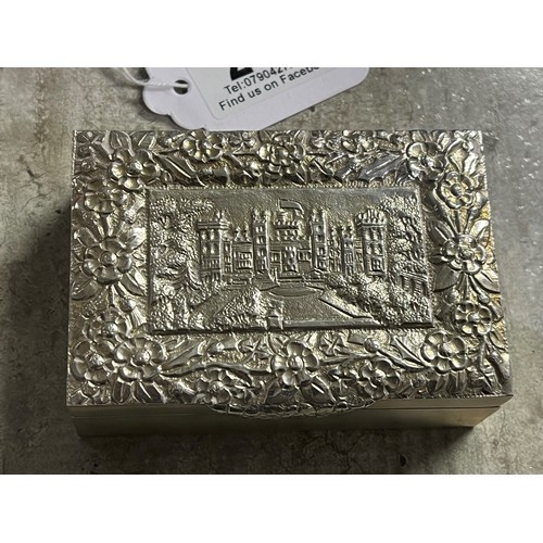 233 - RICHARD LAWTON HEAVY SILVER BOX 244.93G